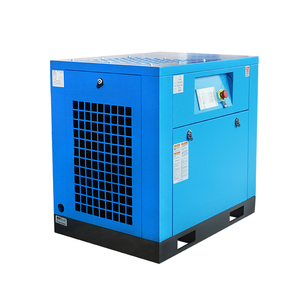 Compresseur à vis rotatif industriel de grande taille 11kw, robuste, refroidi par air, sans huile, silencieux pour les usines de fabrication - Product Image 4