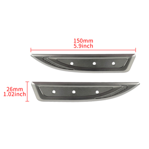 Voiture universelle en alliage d'aluminium + insigne d'aile en fibre de carbone emblème/autocollant néo-chrome é<span class=keywords><strong>vent</strong></span> latéral - Product Image 2