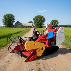 Mesin Panen Gandum Kustom 35 HP Buatan China, Tipe Tracked Ride-on, Pembongkaran Biji-bijian Otomatis, Garansi 1 Tahun, Lebar Kerja 1700mm - Product Image 1
