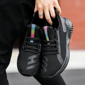 Chaussures de sport polyvalentes pour hommes, nouveau style coréen, confortables, à lacets, style marche, bout rond, légères, chaussures simples - Product Image 5