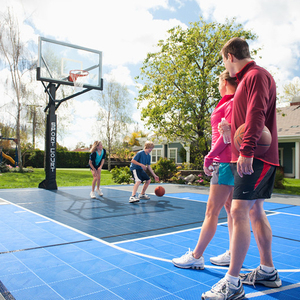 Sân bóng rổ ngoài trời 3x3 cỏ nhân tạo mô-đun chống trượt với giảm tiếng ồn cho sàn thể thao sân sau - Product Image 6