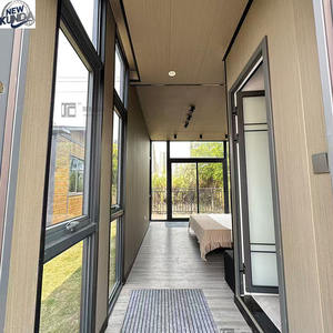 Maison conteneur à double aile à haute utilisation de l'espace, structure en acier, villa extensible, <span class=keywords><strong>location</strong></span> de vacances - Product Image 2