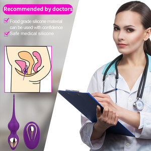 Poids d'exercice de Kegel pour femmes, boules de Ben Wa en silicone, renforcement du plancher pelvien, renforcement, recommandé par les médecins, jouet sexuel de récupération - Product Image 3