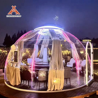 Kawagebo Kamp Maison dôme géodésique extérieure préfabriquée ronde en polystyrène de 5.9m de diamètre