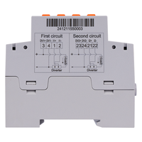 Medidor de Energía CC de 1000V con Certificación YADA MID, Clase 0.5, 600A, RS485 Modbus, Riel DIN, Medidor de kWh para Cargador de Vehículos Eléctricos de Doble Circuito y BESS Solar