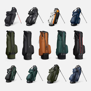 Lightweight Leather <b>Golf</b> <b>Bag</b> 14 Way <b>Golf</b> Cart <b>Bag</b> Waterproof Custom Logo Nylon <b>Golf</b> <b>Bags</b> for Sports Travel - Product Image 1