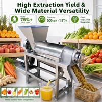 PS-NEW Amerikaanse Heavy Duty Commerciële Schroefpers voor versgeperste ananas, sinaasappel, appel en ander fruit.