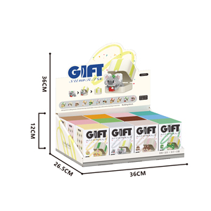 Dễ Thương 12-Mảnh ABS Chất Liệu Giáo Dục Mô Hình Đồ Chơi Thiết Lập Với Phim Hoạt Hình Hình Động Vật Cho Trẻ Em-Xây Dựng & Sáng Tạo Chơi Hộp Quà Tặng - Product Image 3