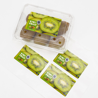 Autocollants en vinyle biodégradable écologiques, autocollants imperméables, imprimés en UV, étiquettes en rouleau, impression d'emballages pour fruits et légumes