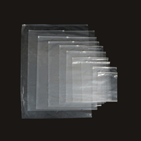 Sac à fermeture éclair personnalisé 120 microns PE Sacs transparents Sacs d'emballage en plastique zip-lock Conception givrée pour vêtements Zip Seal