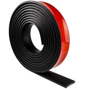 Neoprene Rubber Strips Self Adhesive Solid Rubber Sheets, Rolls & Strips for DIY Gaskets Crafts Pads Seals Strip with Adhesive