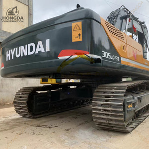Excavadora de orugas Hyundai de 30 toneladas usada de alta calidad para grandes proyectos de construcción y minería Motor de componente central - Product Image 1
