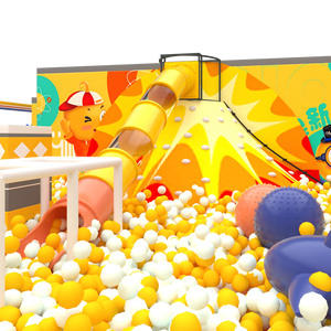 ชุดของเล่นในร่ม AOLEAO Soft Play แบบกำหนดเองได้ พื้นที่กว้างขวางสำหรับเด็ก ชุดของเล่นสีสันสดใสรูปทรงปราสาท สำหรับศูนย์เล่นสาธารณะ รองรับผู้เล่นได้สูงสุด - Product Image 1