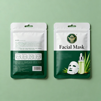 Sachet personnalisé pour masque facial, emballage de crème pour le visage, pochette cosmétique, sac d'emballage pour masque facial