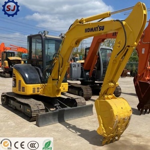 Excavatrice Komatsu PC55MR d'occasion, d'origine japonaise, en bon état, mini-pelle pour travaux de construction, également disponible en modèles PC56 et PC35. - Product Image 4