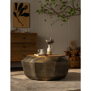 Wabi-Sabi stijl fortuinthee-tafel vintage luxe salontafel voor de woonkamer luxe bijzettafel - Product Image 1