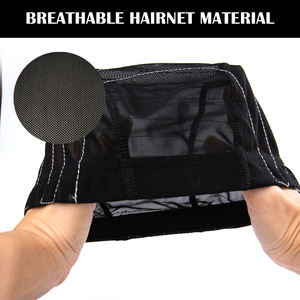 4x4 5x5 13x4 extensible doux <span class=keywords><strong>pour</strong></span> la peau élastique dôme casquette respirant noir perruque faisant casquette respirant couture dôme maille perruque <span class=keywords><strong>filet</strong></span> casquette - Product Image 5