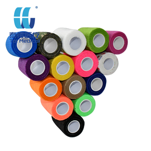 5Cm Đa-Màu Sắc Không Dệt Tự Đàn Hồi Cố Kết Căng Ngón Tay Cổ Tay Mắt Cá Chân Khẩn Cấp Thú Y Thể Thao Băng Băng - Product Image 1