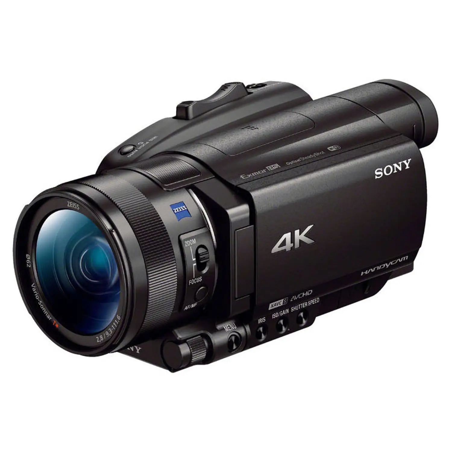 -Sonys Handycam 2024 4K HDR kamera siyah için FDR-AX700 satış