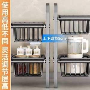 Organisateur d'évier réglable à double niveau, non pliable, extensible et amovible, en acier inoxydable, pour ustensiles de cuisine - Product Image 5