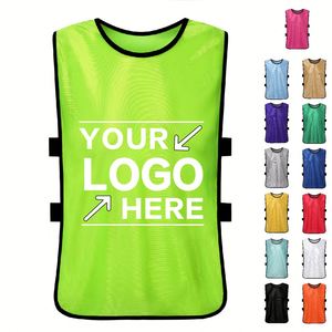 Chaleco de Entrenamiento de Fútbol para Jugadores, Chaleco de Malla Ajustable, Camiseta de Práctica para Sesiones de Entrenamiento en Equipo - Product Image 1