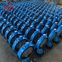 Válvula de Aislamiento Industrial Tipo Mariposa con Accionamiento de Engranaje Helicoidal para Proyectos de Suministro de Agua Municipal