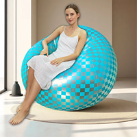 Fauteuil gonflable moderne Ming Chan en PVC pour camping, chaise-lit gonflable en PVC, canapé-lit gonflable, mobilier de salon