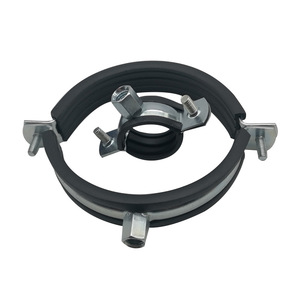 Penjepit Karet pipa dukungan braket tali Pipa logam tugas berat Mount galvanis pipa braket - Product Image 5
