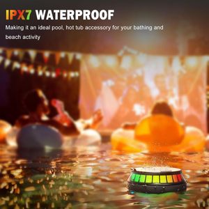 3D Surround bass âm thanh IPX7 không thấm nước không dây Clip loa cho vòi hoa sen phòng tắm dưới nước Bluetooth hồ bơi nổi Loa - Product Image 3