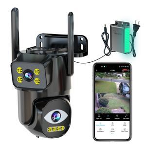 Hochwertige 4MP Full Color HD WIFI-Lampen kamera mit CMOS-Sensor Intelligente Nachtsicht-Bewegungs erkennung Eingebauter Mikrofon-Cloud-Speicher - Product Image 1