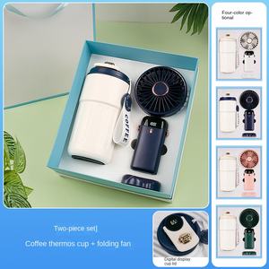 Ensemble cadeau d'entreprise promotionnel : mug + éventail pliable, impression de logo sur petite <span class=keywords><strong>commande</strong></span>, souvenirs - Product Image 3