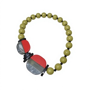 Collier vintage pour femme, plaqué or, chaîne multicouche, perles naturelles roses, bijoux fantaisie pour fêtes, mariages, cadeaux pour femme - Product Image 4