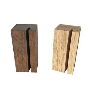 Amzcraft Handmade Oak Wood <b>Place</b> <b>Cards</b> <b>Holder</b> Craft Sign Stand for Wedding Party Events Decoration <b>Card</b> Display Block - Product Image 1