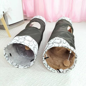 Nieuwe Oxford-stof mode hoge kwaliteit bedrukte bladeren herfst/winter kattentunnel & tent met aangepast logo D25*90cm - Product Image 1