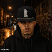 Casquette Trucker 5 Panneaux Vintage Personnalisée avec Broderie, Visière en Mousse et Filet, Style Urbain Chicano Côte Ouest, Vente en Gros