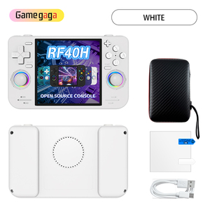 เครื่องเล่นเกมพกพา X RF40H Retro หน้าจอ 4.0 นิ้ว ความละเอียด 720*720 ระบบโอเพ่นซอร์ส Linux ชิป RK3326 แบตเตอรี่ 4000mAh รองรับอีมูเลเตอร์มากกว่า 30 ตัว - Product Image 2