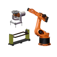 Charge lourde 500kg bras portée 2826mm Robot de soudage industriel KUKA KR 500 R2830 bras KRC5 KRC4 armoire de commande de taille moyenne