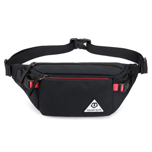Tousheng Men's Waist <b>Bag</b> Black Multi Functional Waterproof Chest <b>Bag</b> With Zipper Pocket For Leisure Travel <b>Summer</b> 2020 - Product Image 2