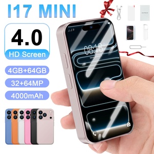 สมาร์ทโฟน 4G I17 Mini Compact ขนาด 4.0 นิ้ว รองรับซิมคู่แบบ Dual Standby (<span class=keywords><strong>DSDS</strong></span>) ปลดล็อคแล้ว ระบบปฏิบัติการ Android 15.0 หน่วยความจำ 4GB+64GB - ส่งตรงจากผู้ผลิต - Product Image 1