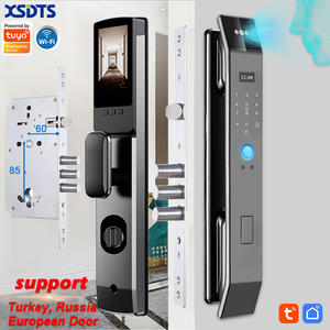 Kunci Pintu Pintar Pengenal Wajah 3D XSDTS DF14XF - Aplikasi Tuya/Wishome/ Badan Kunci 6085, Interkom WiFi Aktif, Kontrol Jarak Jauh - Product Image 4