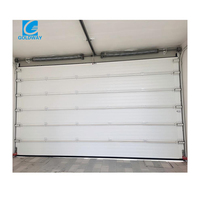 Porte de garage sectionnelle automatique en acier galvanisé, porte électrique