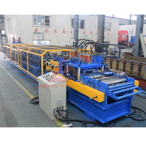 Máquina formadora de rollos de poste de extremo de enrejado de viñedo de uva metálica pregalvanizada - Product Image 3