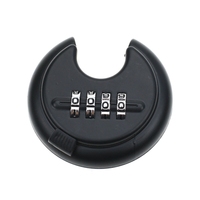 YH1808 combinaison de disque rond réarmable extérieure combinaison à 4 chiffres mot de passe cadenas de disque