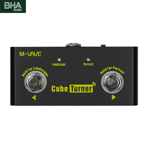 Pédale de retournement de page sans fil BHA Cube Turner pour effets de <span class=keywords><strong>guitare</strong></span> électrique LOOP, contrôleur de page, instrument de musique - Product Image 1
