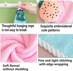 <span class=keywords><strong>Serviette</strong></span> <span class=keywords><strong>de</strong></span> <span class=keywords><strong>toilette</strong></span> en polaire corail 30 cm à séchage rapide, forte absorption d'eau, imprimé animal, ensemble <span class=keywords><strong>de</strong></span> serviettes durables <span class=keywords><strong>de</strong></span> couleur unie pour enfant - Product Image 4