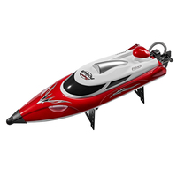 Bateau RC HJ809 avec fonction de largage de ligne, modèle de bateau rapide RC, jouet RC d'extérieur pour la pêche