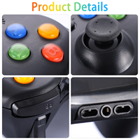 Manette de jeu pour Microsoft Xbox 360, contrôleur filaire, joystick, manette USB, contrôle de jeu pour Xbox 360 et PC