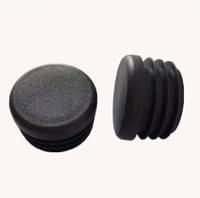 Bouchon de tuyau rond en plastique de 25mm Bouchon de chaise Bouchon de chaise de lit en fer Tuyau en acier Pe Bouchon à face plate en acier inoxydable