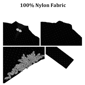 ZYHT 21601 bahar yeni varış ağır tasarım siyah kadife taklidi nakış parti kokteyl akşam elbiseler kadınlar için <span class=keywords><strong>2025</strong></span> - Product Image 4