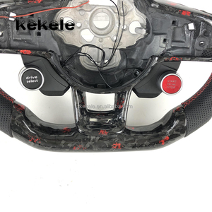 Pour <span class=keywords><strong>Volkswagen</strong></span> Golf GTI MK7 Volant en Fibre de Carbone Forgé R avec Écran LED Intelligent et Boutons Multifonctions Personnalisation - Product Image 5